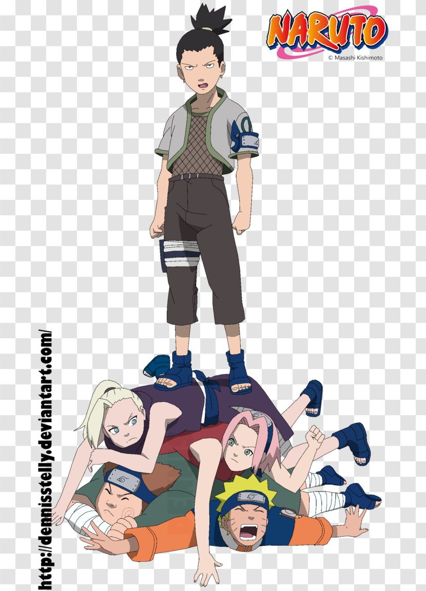 Shikamaru Nara Sakura Haruno Rock Lee Choji Akimichi Ino Yamanaka - Cartoon - Naruto Memes Transparent PNG