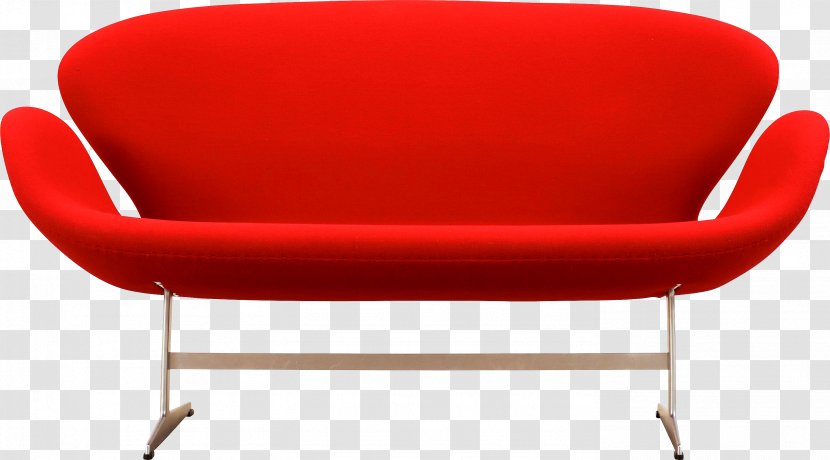 Couch Chair Living Room Red - Comfort - Armchair Transparent PNG