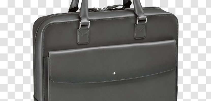 Briefcase Meisterstück Montblanc Leather Zipper - Pocket - Gong Xi Transparent PNG