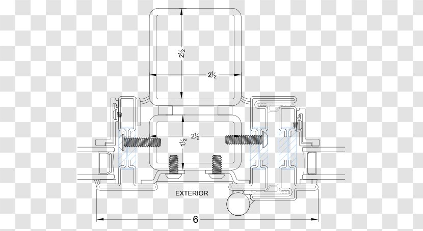Floor Plan Line Angle Pattern - Structural Steel Transparent PNG