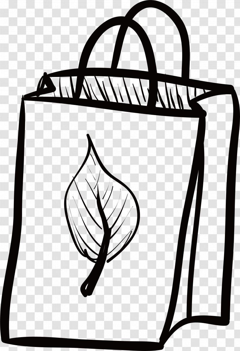 Reusable Shopping Bag Designer Icon - Hand Painted Transparent PNG