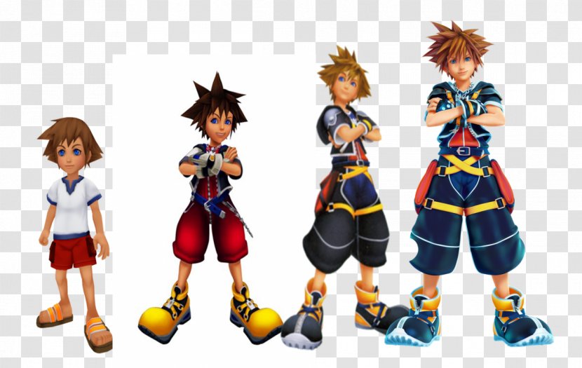Kingdom Hearts III 3D: Dream Drop Distance Birth By Sleep Hearts: Chain Of Memories - Action Figure Transparent PNG