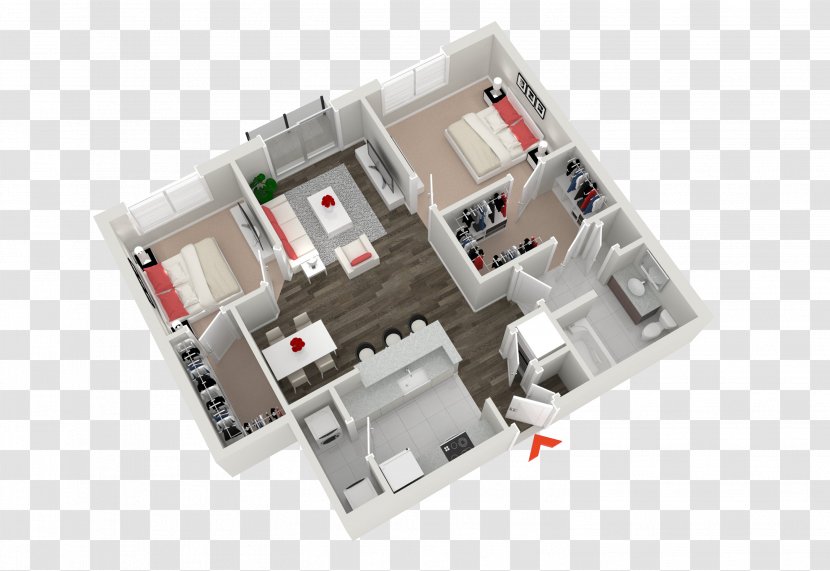Highland Avenue North Steel Apartments & Shops House Floor Plan - Inman Park Transparent PNG