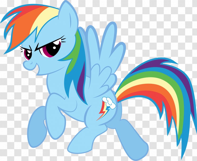 Rainbow Dash Pinkie Pie Pony Rarity Applejack - Cartoon Transparent PNG