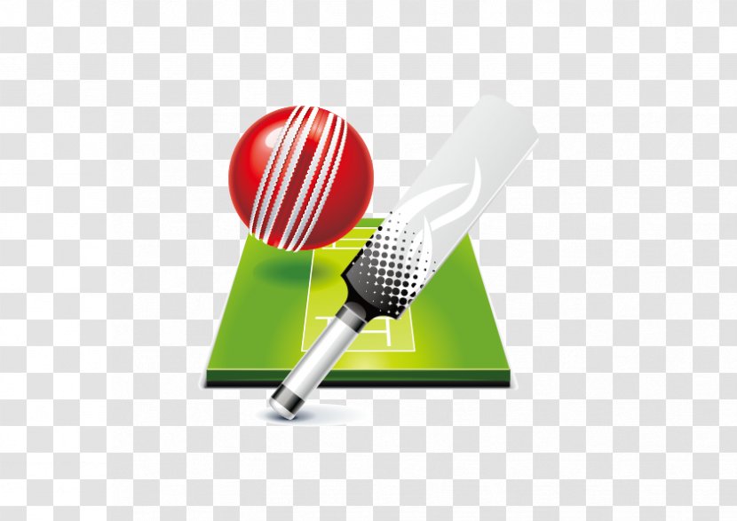 Cricket Ball Batting Racket Tennis - Golf - Vector Transparent PNG