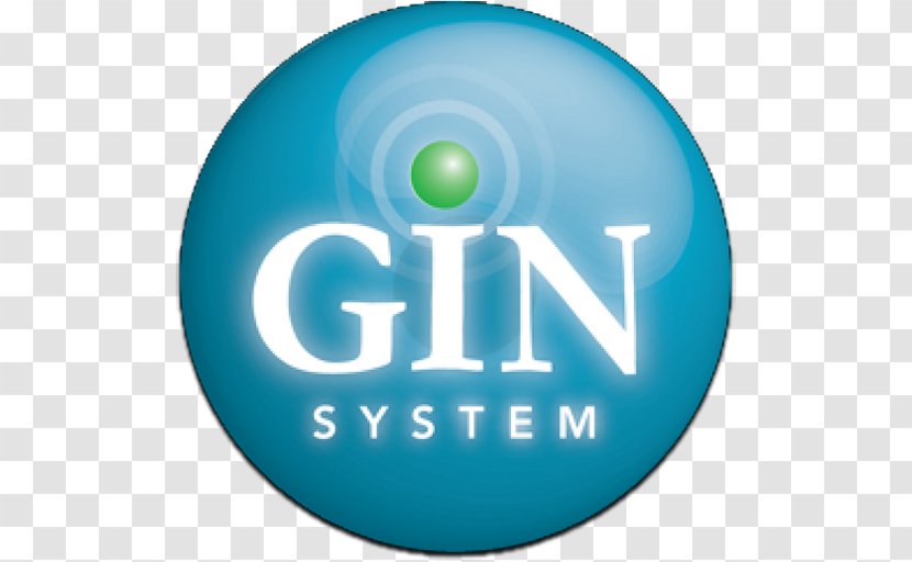 Logo Gin Font Brand Product - Aqua Transparent PNG