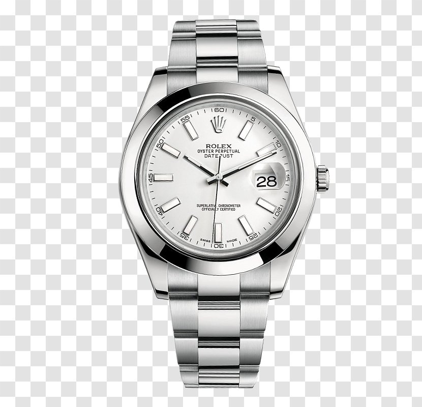 Rolex Datejust Daytona Automatic Watch - Platinum - Silver Transparent PNG