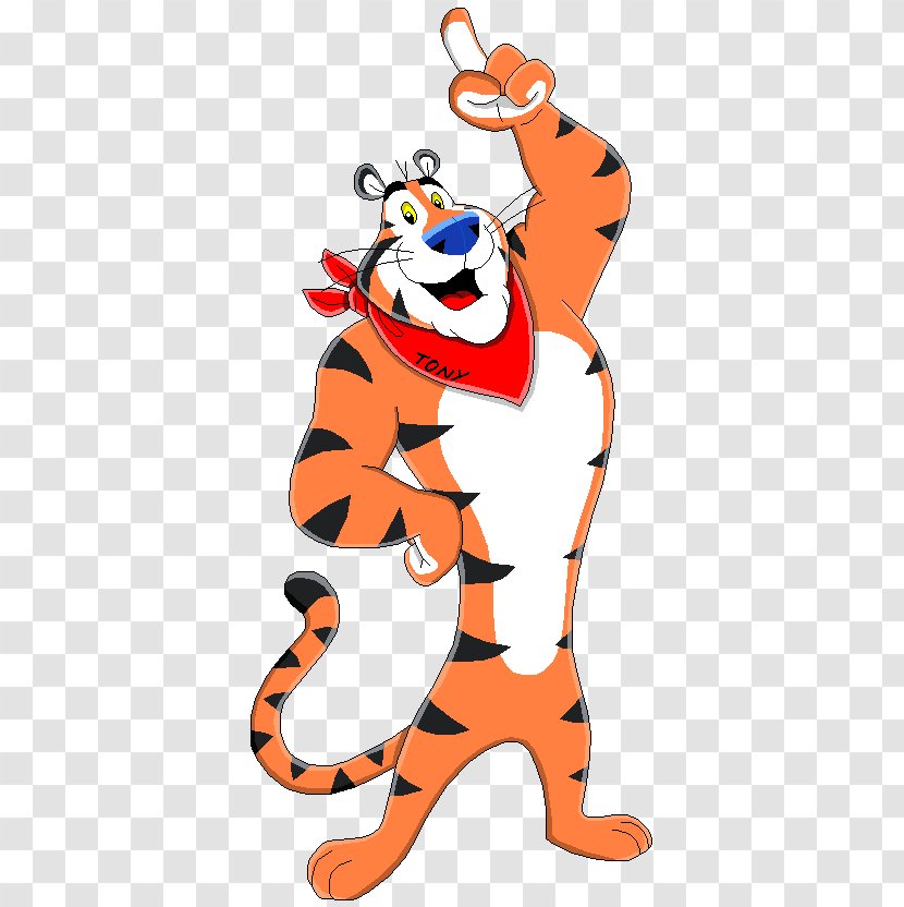 Frosted Flakes Breakfast Cereal Tony The Tiger Kellogg's Advertising Transparent PNG