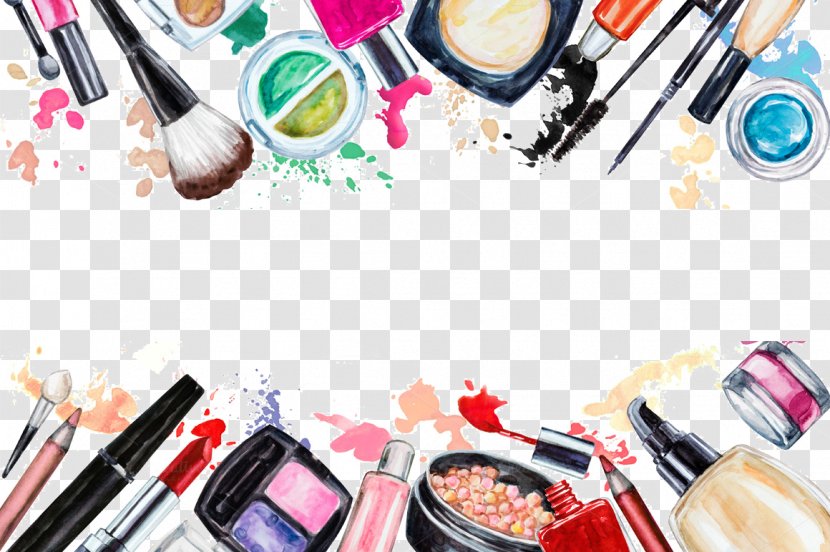 Cosmetics Make-up Artist Beauty Parlour - Modern Salon - Creative Makeup Tools Transparent PNG