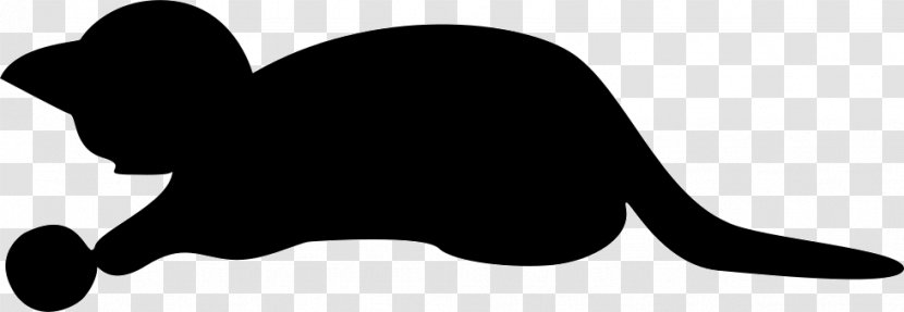 Black Silhouette White Animal Clip Art Transparent PNG