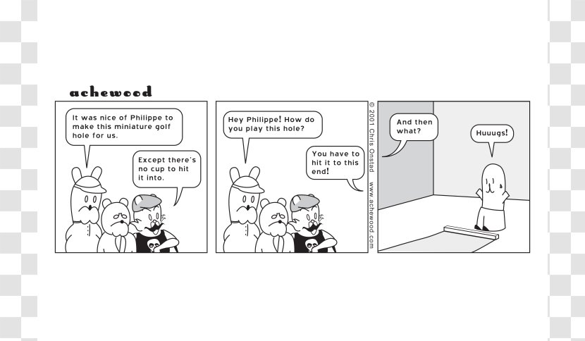 Comics Cartoon Miniature Golf Achewood - Minigolf Comic Transparent PNG