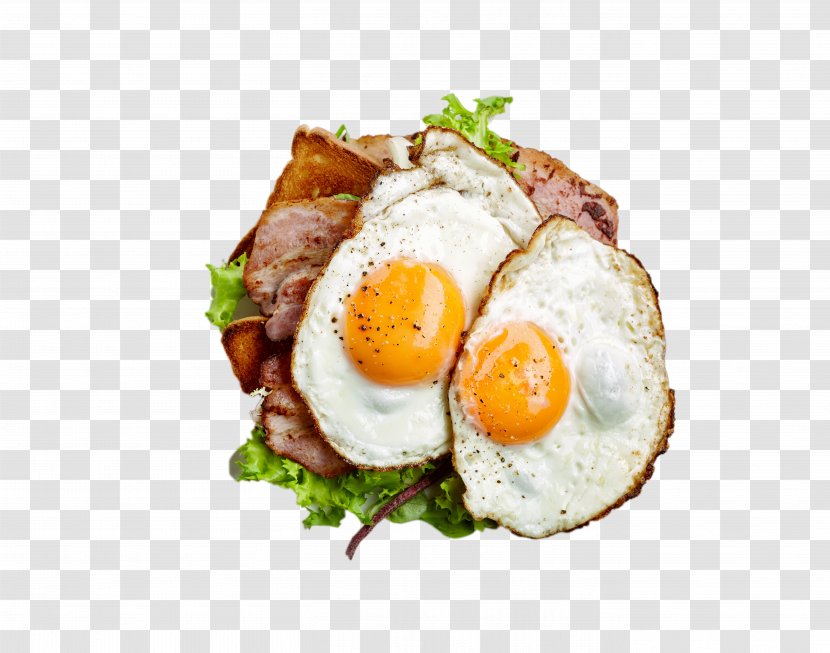 Bacon Fried Egg Omelette Tocino - Two Eggs And HD Photography Transparent PNG