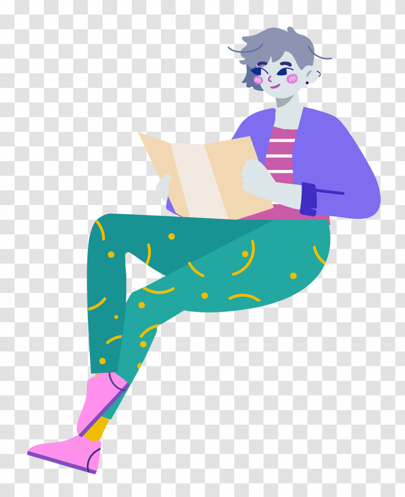 Sitting Girl Lady Transparent PNG