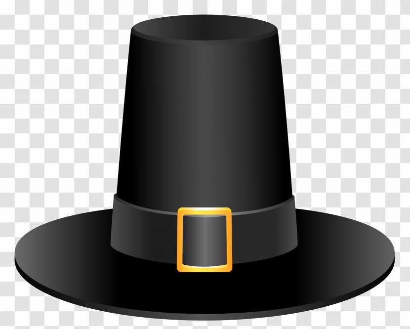 Pilgrim's Hat Thanksgiving Clip Art - Pilgrim - Black Picture Transparent PNG