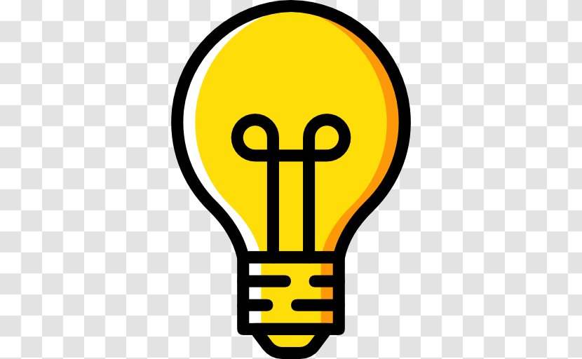 Incandescent Light Bulb Lamp Icon - Symbol Transparent PNG