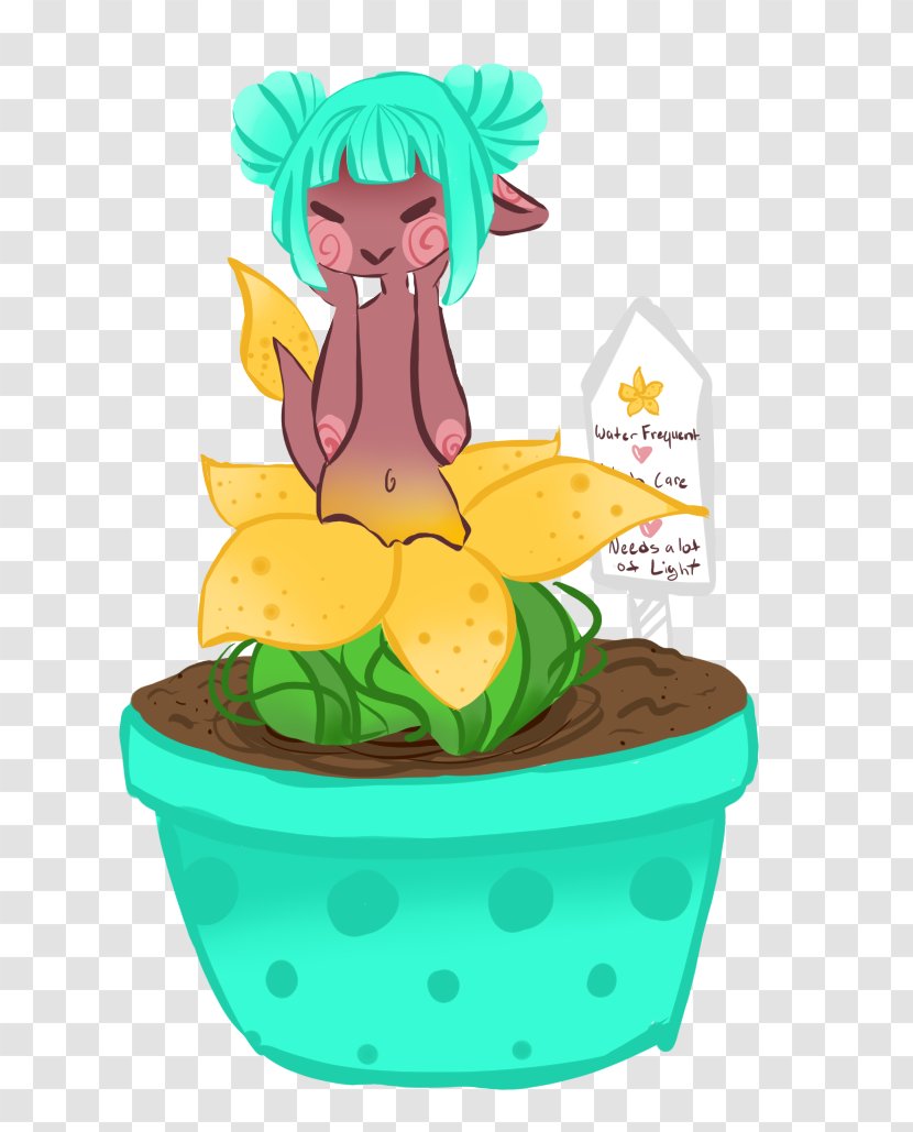 Flowerpot Character Clip Art - Flower Transparent PNG