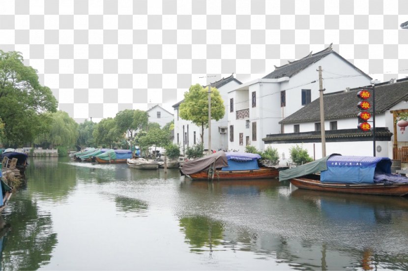 Zhouzhuang Download - Real Estate - Old River Town House Transparent PNG