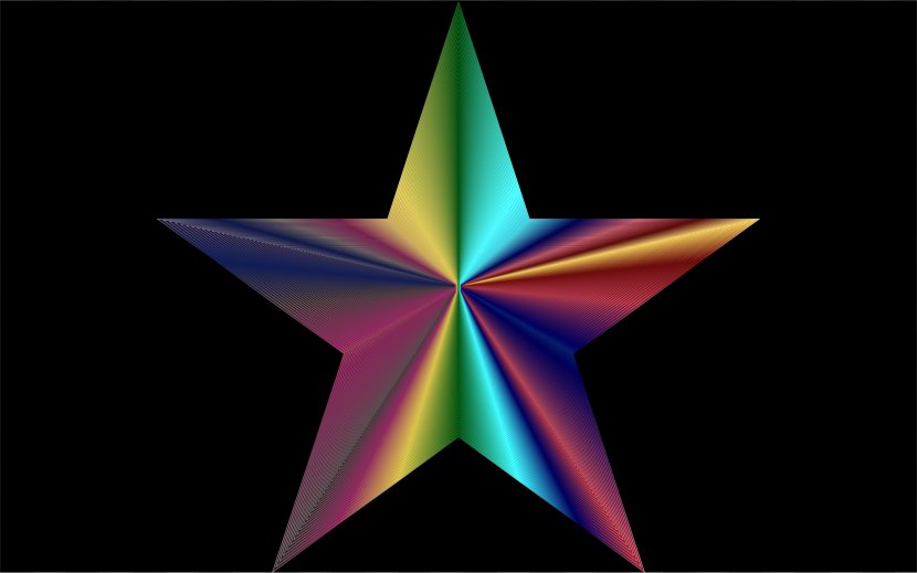 Light Star Desktop Wallpaper Clip Art - Psychedelic Transparent PNG