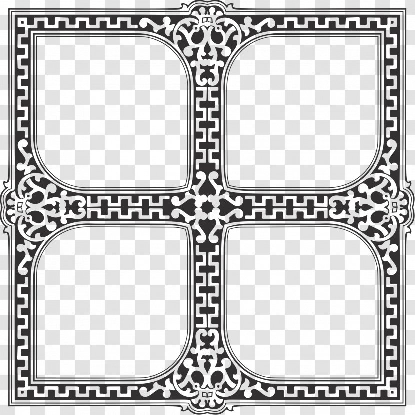 Picture Frames Clip Art - Symmetry - Frame Ornament Transparent PNG