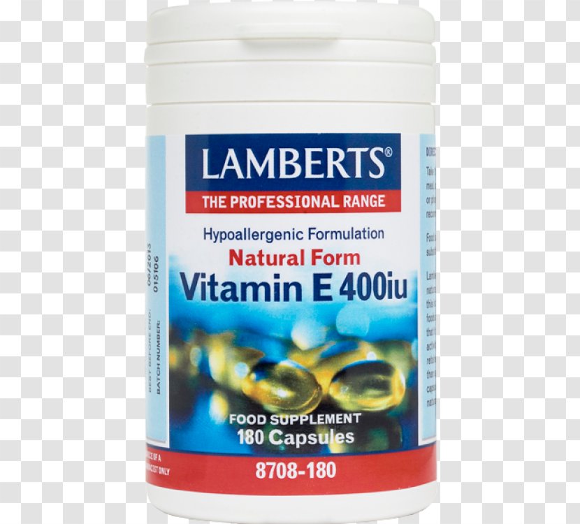 Dietary Supplement Vitamin E Capsule International Unit - Betacarotene - Health Transparent PNG