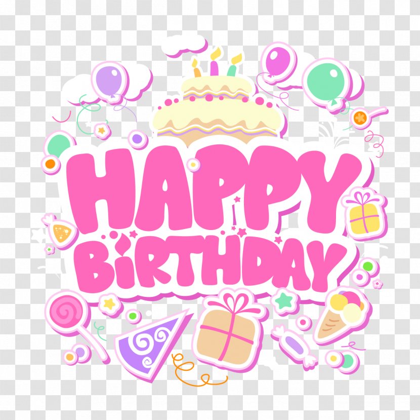 Happy Birthday Happy! Cake Wish - Theme Material Transparent PNG
