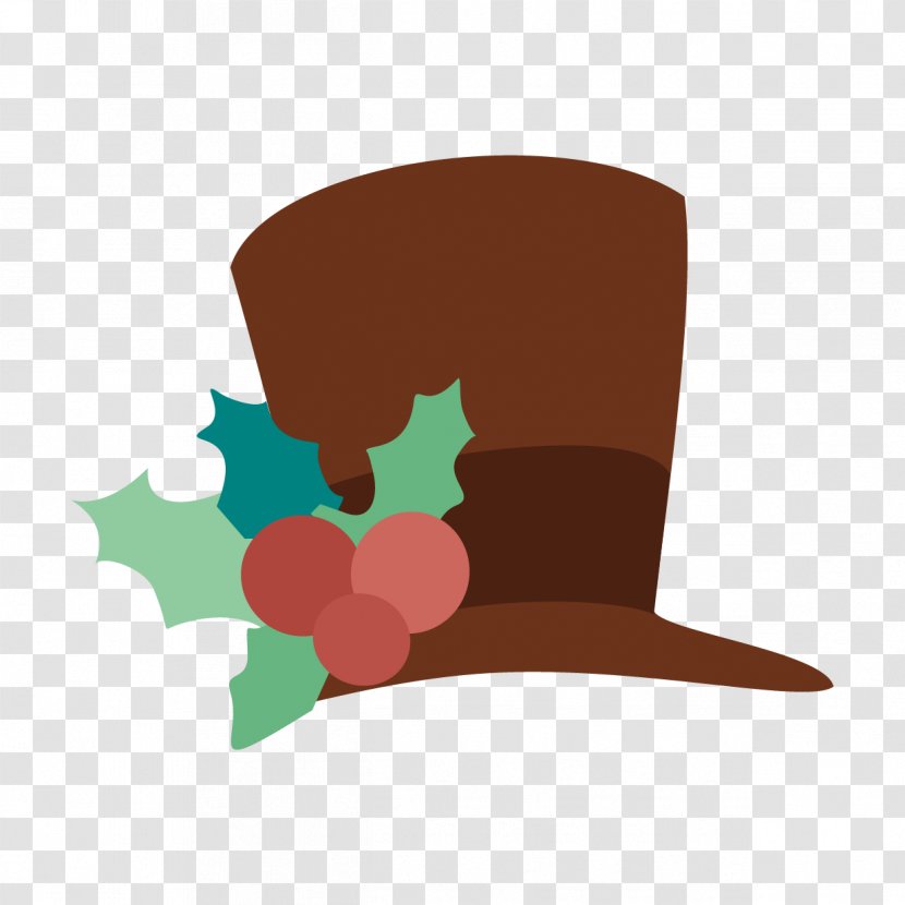 Bowler Hat Christmas Clip Art - Snowman - Cartoon Painted Transparent PNG