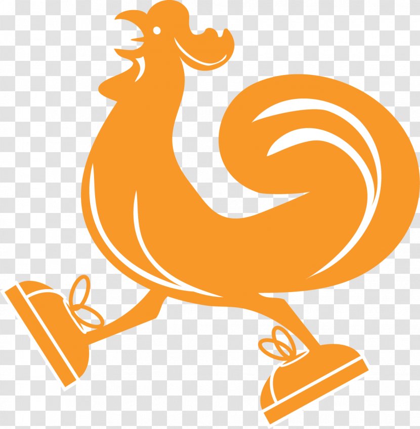 A Rooster Crows Only When It Sees The Light. Put Him In Dark And He'll Never Crow. I Have Seen Light I'm Crowing. Chicken 5K Run 2017 - Mascot Transparent PNG