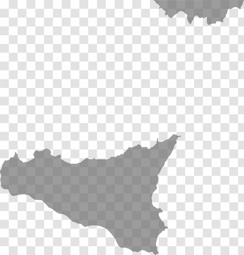 Sicily Vector Map Royalty-free - Sicilian Transparent PNG