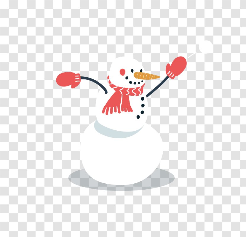 Snowman Design Clip Art Vector Graphics - Snow - Cartoon Transparent PNG