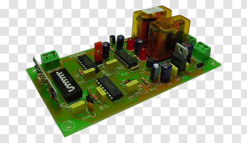 Microcontroller Electronic Engineering Component Electronics Capacitor - Semiconductor - Circuit Board Transparent PNG