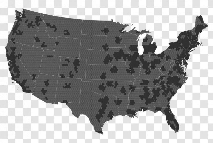 United States Vector Map World - Geography Transparent PNG