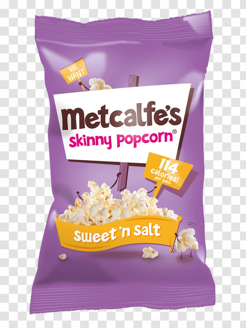 Popcorn Kettle Corn Caramel Salt Metcalfes Skinny - Food Transparent PNG