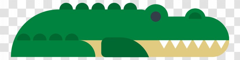 Logo Brand Green Font - Crocodile Transparent PNG