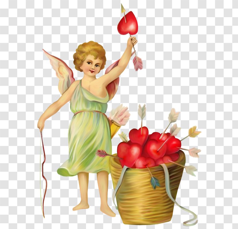 Victorian Era Valentine's Day Vinegar Valentines Cupid Clip Art - Mythical Creature Transparent PNG