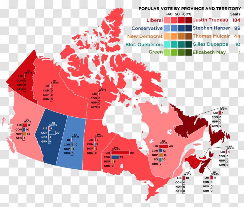 Canadian Federal Election, 2015 Canada 2011 1984 1958 - Election - Vote Transparent PNG