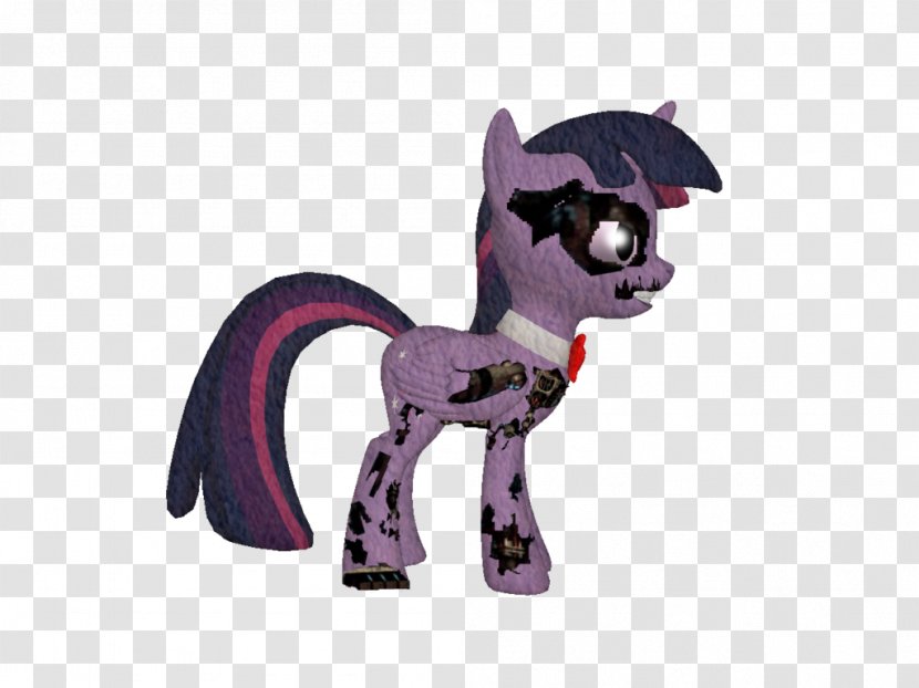 Twilight Sparkle Five Nights At Freddy's 4 Pony 3 Fluttershy - Animal Figure - Cat Transparent PNG