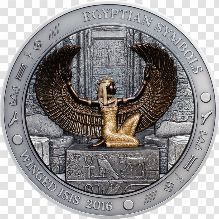 Isis Coin Egyptian Symbol Ancient Egypt - Goddess - Gods Transparent PNG