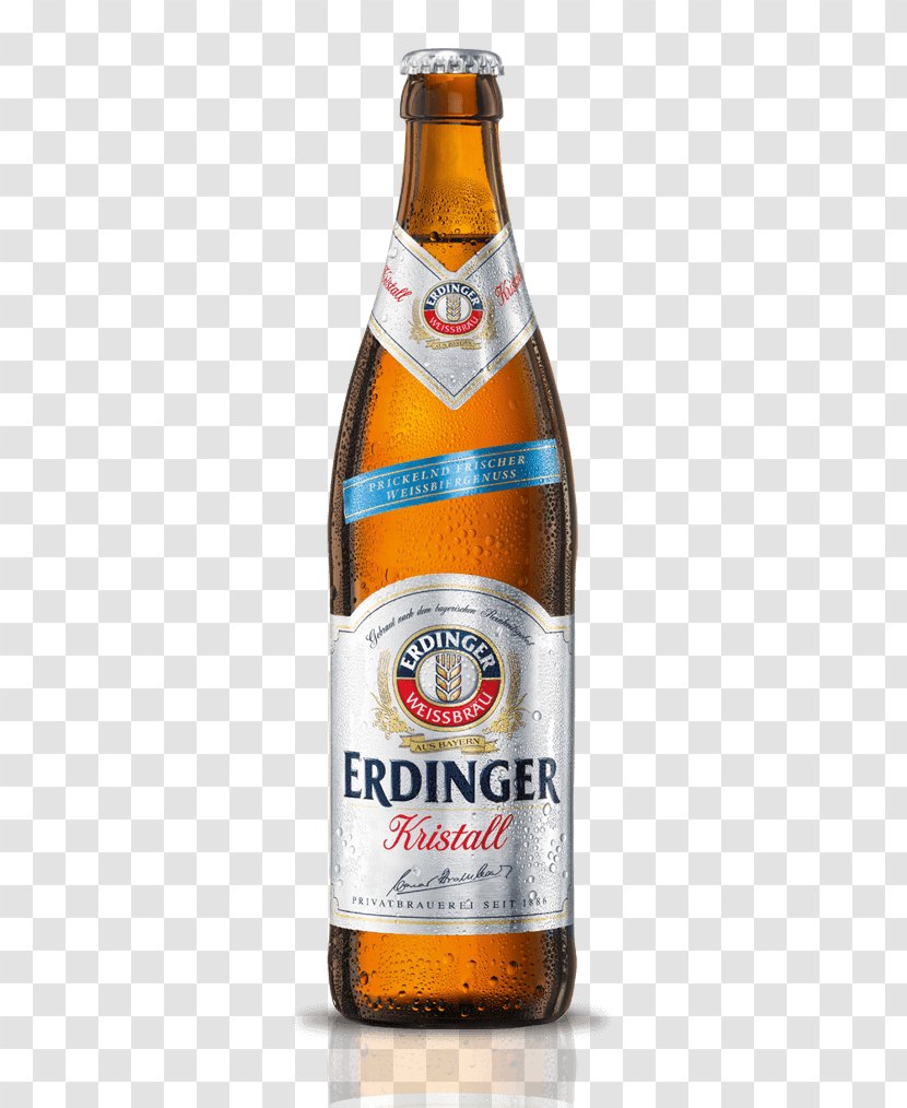 Erdinger Weissbier Dunkel Wheat Beer German Cuisine - Bleikristall Crystal Aperitif Glasses Transparent PNG