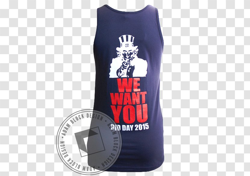 T-shirt Uncle Sam Alpha Omicron Pi Sleeveless Shirt - T - We Want You Transparent PNG
