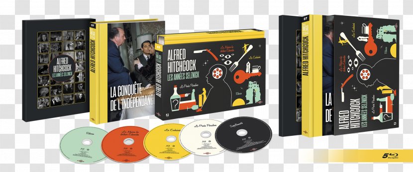 Blu-ray Disc Hollywood Film Director Box Set - Bluray - Alfred Hitchcock Transparent PNG