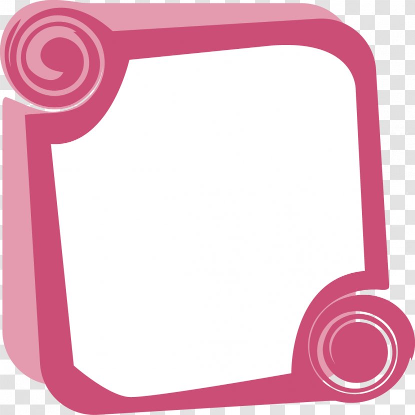Vector Pink Frame Creative Design Diagram - Creativity Transparent PNG