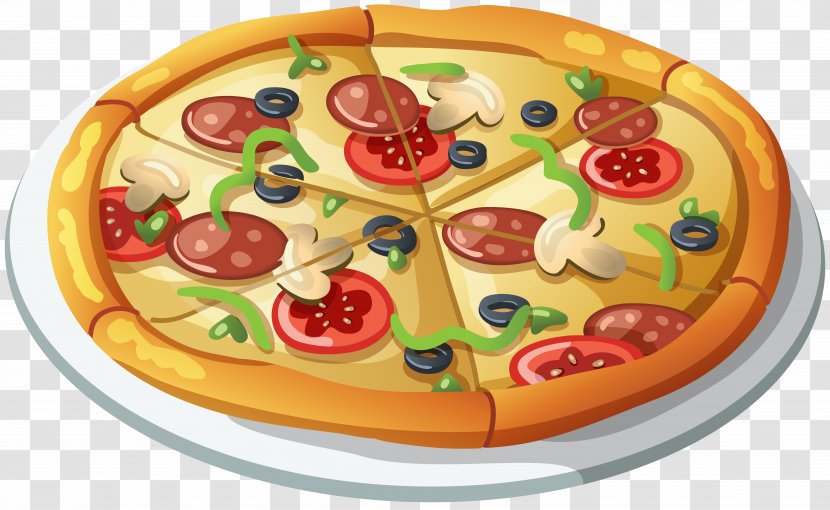 Pizza Clip Art Fast Food Image - Pepperoni - Bolivia Traditional Dish Transparent PNG