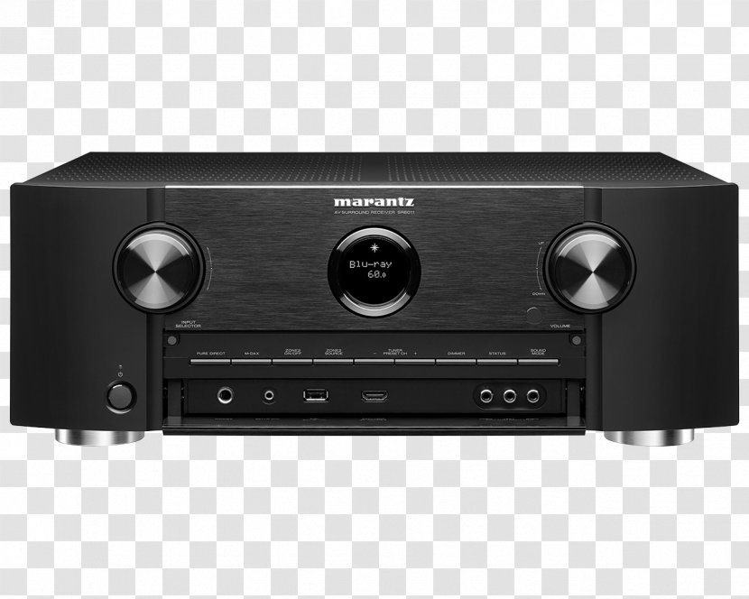 Marantz SR6012 9.2 Channel 4K Ultra HD Network AV Receiver SR6010 SR 6011 - Sr Av Silver Gold - GoldSurround Sound Transparent PNG