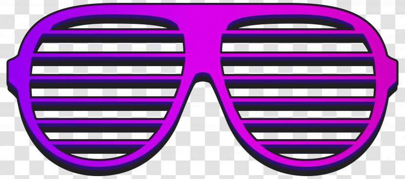 Shutter Shades Sunglasses Clip Art - Aviator - Cool Clipart Image Transparent PNG