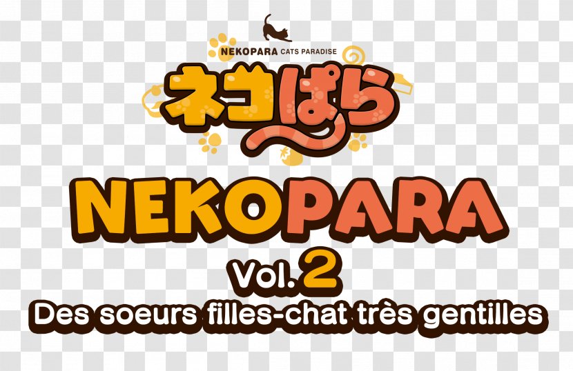 Logo Nekopara Font Clip Art Brand - Orange Transparent PNG
