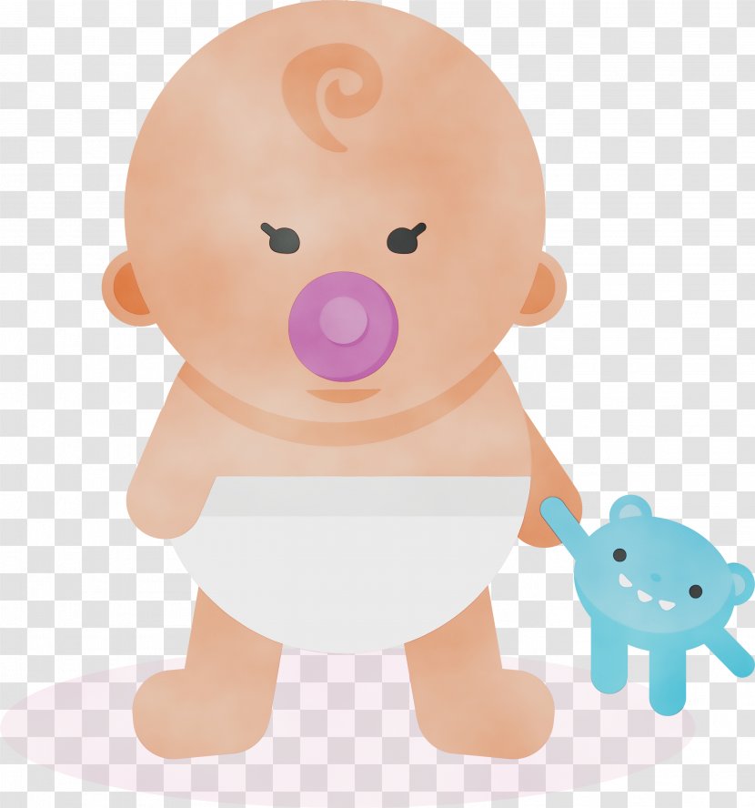 Watercolor Animal - Child - Baby Toys Figure Transparent PNG