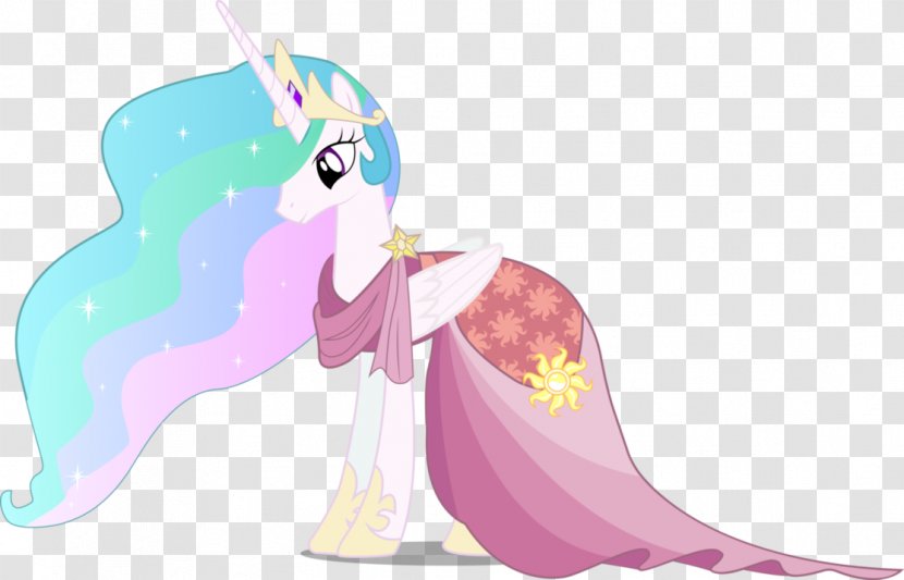 Princess Celestia Luna Pony Dress Twilight Sparkle - Watercolor - Little Transparent PNG