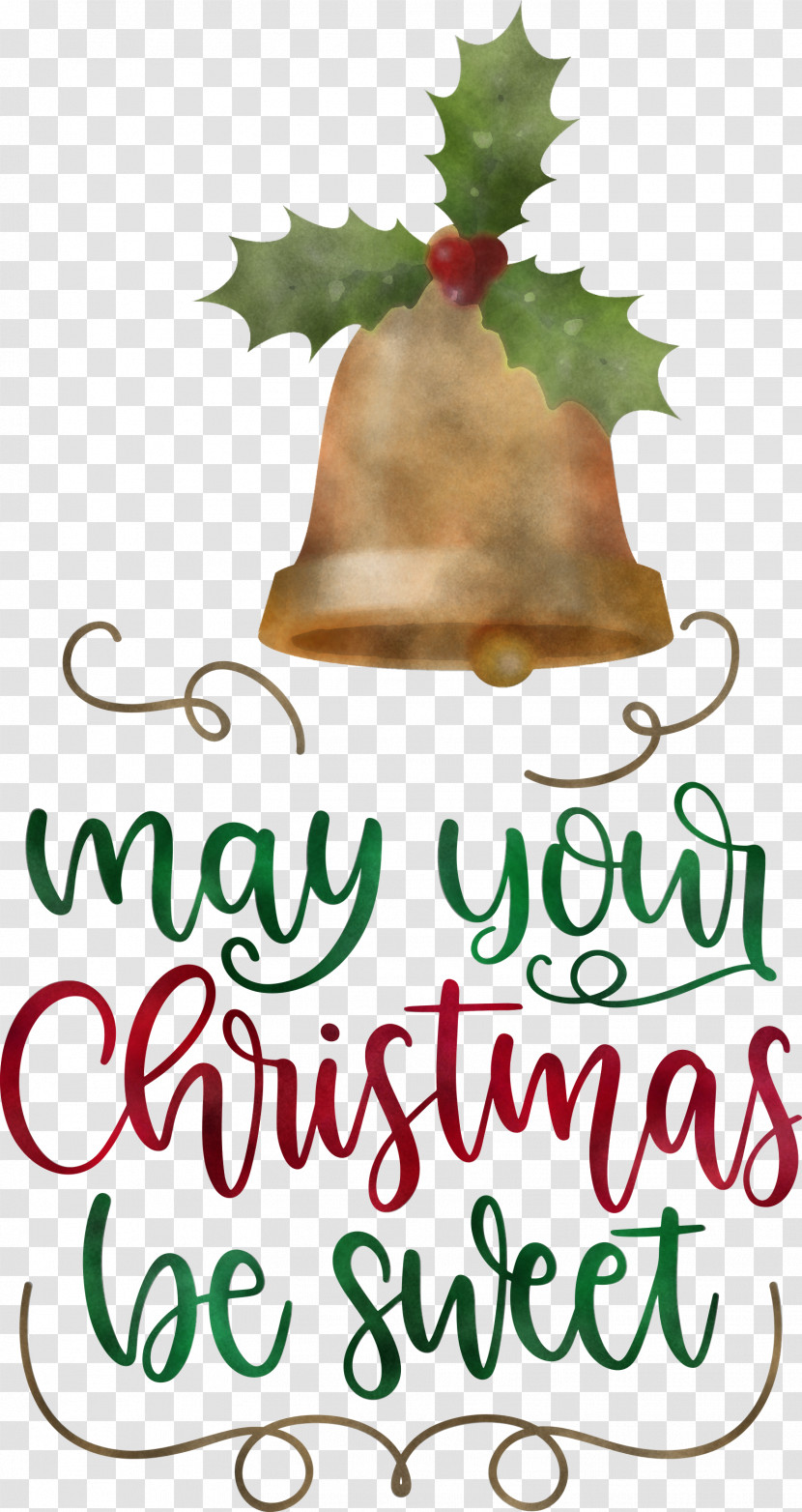 May Your Christmas Be Sweet Christmas Wishes Transparent PNG