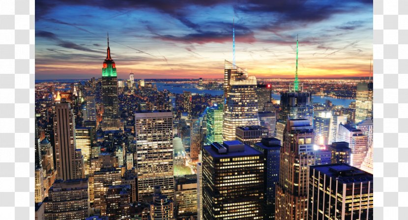 New York City Desktop Wallpaper Building Location - Urban Area - Night Transparent PNG