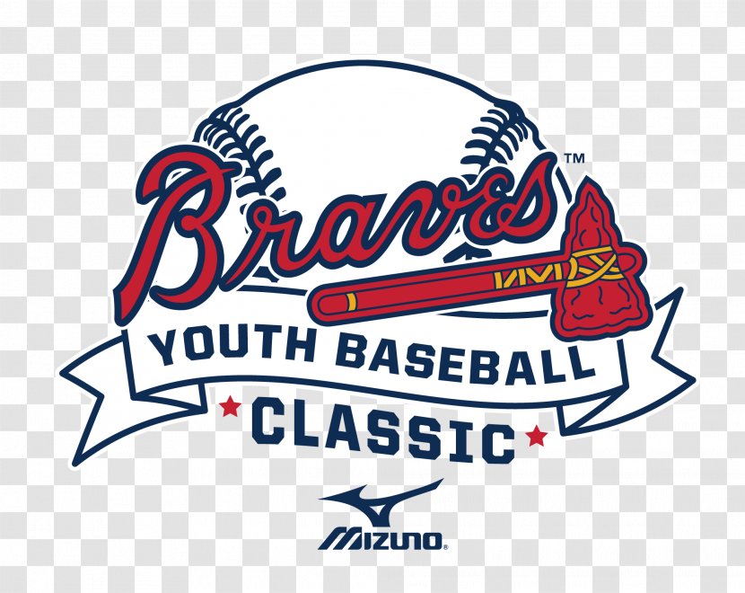 Atlanta Braves Baseball Sponsor Logo - Mizuno Corporation Transparent PNG